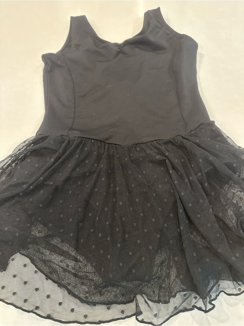 Capezio Black Polka Dot Tulle Ballet Dress